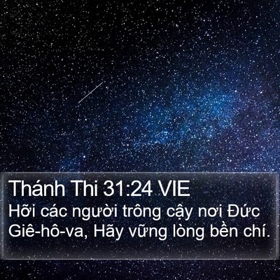 Thánh Thi 31:24 VIE Bible Verse Image