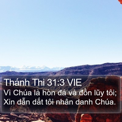 Thánh Thi 31:3 VIE Bible Verse Image