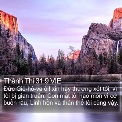 Thánh Thi 31:9 VIE Bible Verse Image