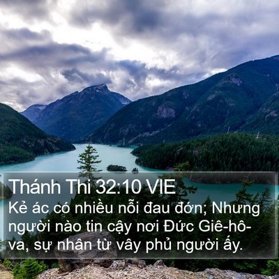 Thánh Thi 32:10 VIE Bible Verse Image
