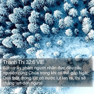 Thánh Thi 32:6 VIE Bible Verse Image