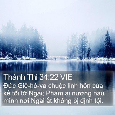 Thánh Thi 34:22 VIE Bible Verse Image