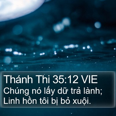 Thánh Thi 35:12 VIE Bible Verse Image