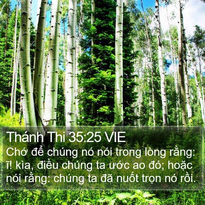 Thánh Thi 35:25 VIE Bible Verse Image