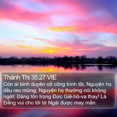 Thánh Thi 35:27 VIE Bible Verse Image