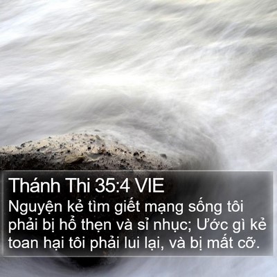 Thánh Thi 35:4 VIE Bible Verse Image