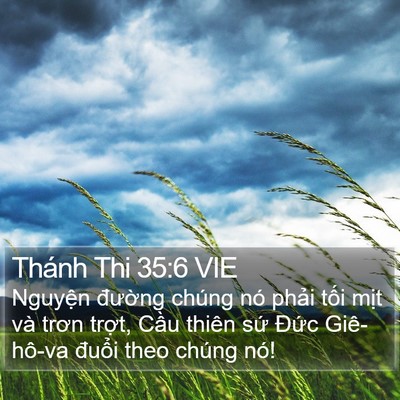 Thánh Thi 35:6 VIE Bible Verse Image
