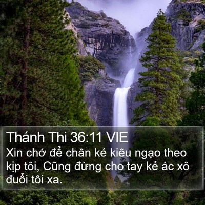 Thánh Thi 36:11 VIE Bible Verse Image