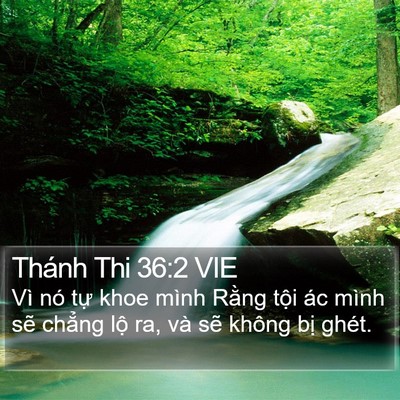 Thánh Thi 36:2 VIE Bible Verse Image