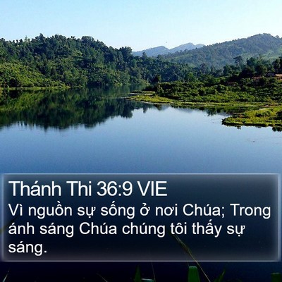 Thánh Thi 36:9 VIE Bible Verse Image