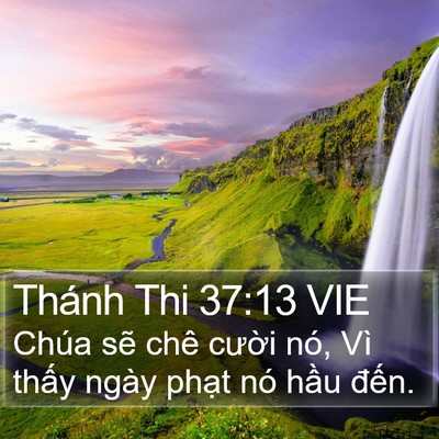 Thánh Thi 37:13 VIE Bible Verse Image