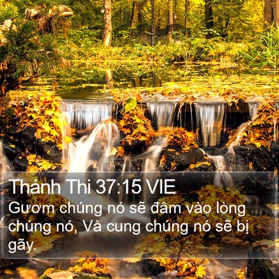 Thánh Thi 37:15 VIE Bible Verse Image