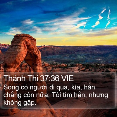 Thánh Thi 37:36 VIE Bible Verse Image