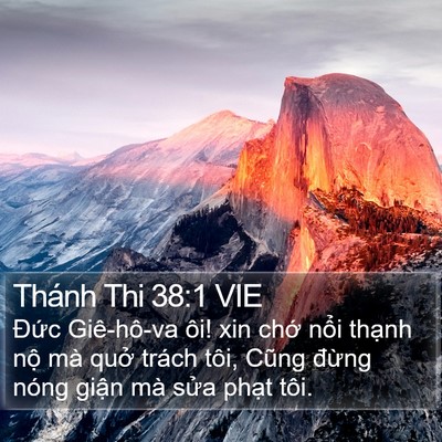 Thánh Thi 38:1 VIE Bible Verse Image