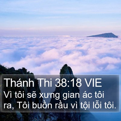 Thánh Thi 38:18 VIE Bible Verse Image