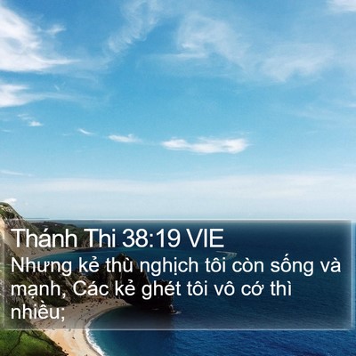 Thánh Thi 38:19 VIE Bible Verse Image