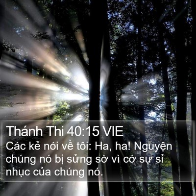 Thánh Thi 40:15 VIE Bible Verse Image