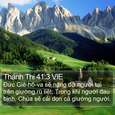 Thánh Thi 41:3 VIE Bible Verse Image
