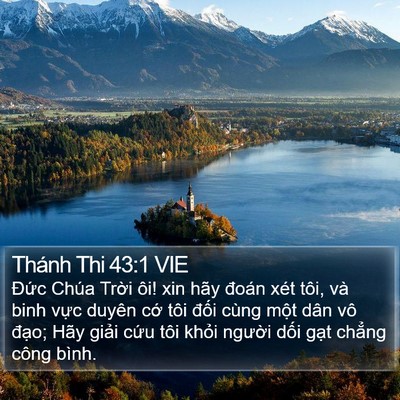 Thánh Thi 43:1 VIE Bible Verse Image