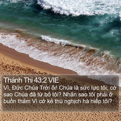 Thánh Thi 43:2 VIE Bible Verse Image