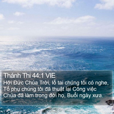 Thánh Thi 44:1 VIE Bible Verse Image