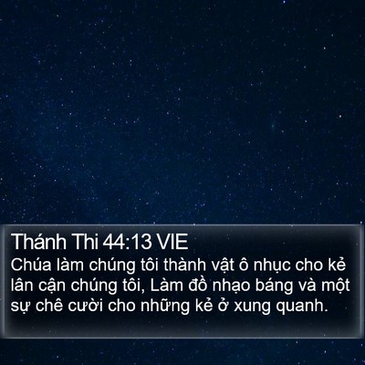 Thánh Thi 44:13 VIE Bible Verse Image