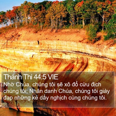 Thánh Thi 44:5 VIE Bible Verse Image