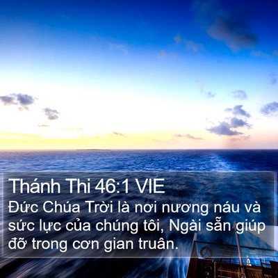 Thánh Thi 46:1 VIE Bible Verse Image