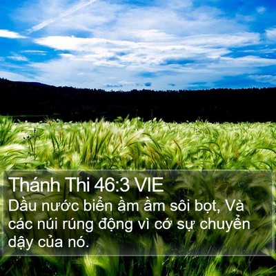 Thánh Thi 46:3 VIE Bible Verse Image
