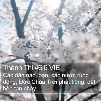 Thánh Thi 46:6 VIE Bible Verse Image