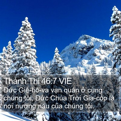 Thánh Thi 46:7 VIE Bible Verse Image