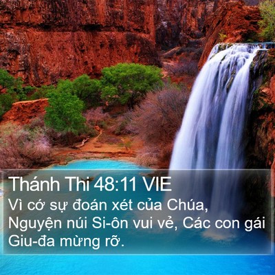 Thánh Thi 48:11 VIE Bible Verse Image