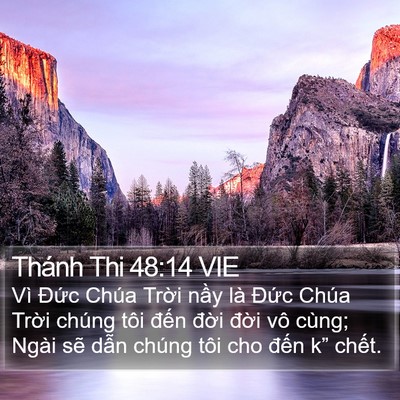 Thánh Thi 48:14 VIE Bible Verse Image