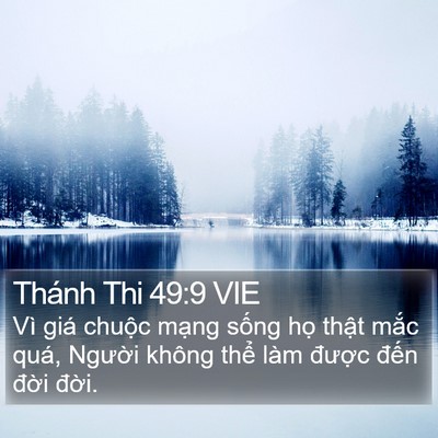 Thánh Thi 49:9 VIE Bible Verse Image