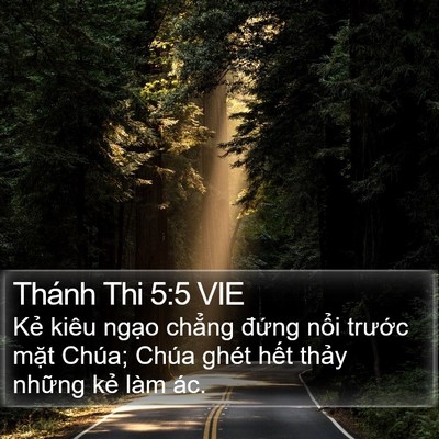 Thánh Thi 5:5 VIE Bible Verse Image