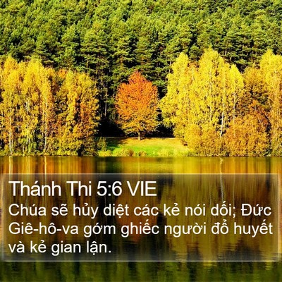Thánh Thi 5:6 VIE Bible Verse Image