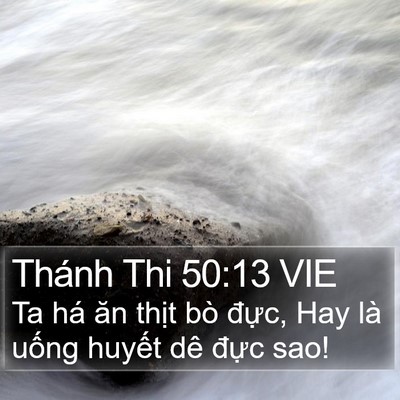 Thánh Thi 50:13 VIE Bible Verse Image