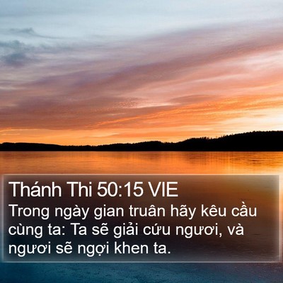 Thánh Thi 50:15 VIE Bible Verse Image