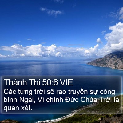 Thánh Thi 50:6 VIE Bible Verse Image