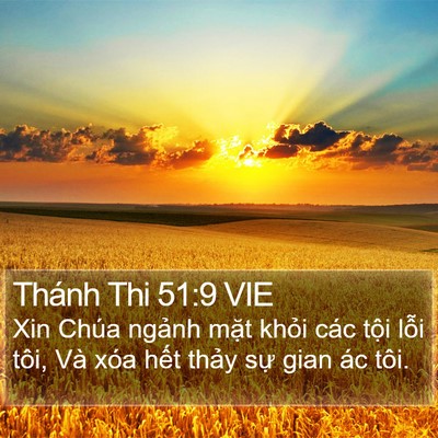 Thánh Thi 51:9 VIE Bible Verse Image
