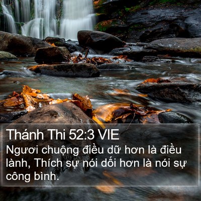 Thánh Thi 52:3 VIE Bible Verse Image