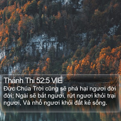 Thánh Thi 52:5 VIE Bible Verse Image