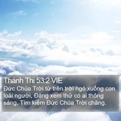 Thánh Thi 53:2 VIE Bible Verse Image