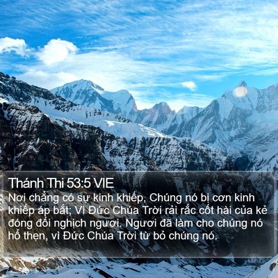 Thánh Thi 53:5 VIE Bible Verse Image