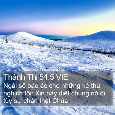 Thánh Thi 54:5 VIE Bible Verse Image
