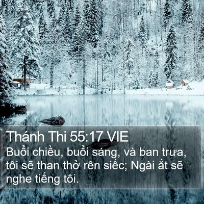 Thánh Thi 55:17 VIE Bible Verse Image