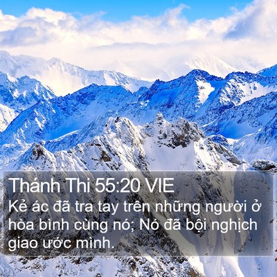 Thánh Thi 55:20 VIE Bible Verse Image