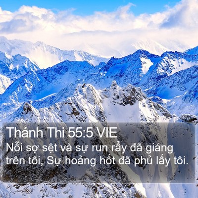 Thánh Thi 55:5 VIE Bible Verse Image