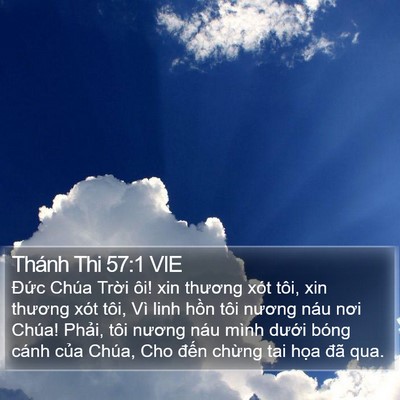Thánh Thi 57:1 VIE Bible Verse Image