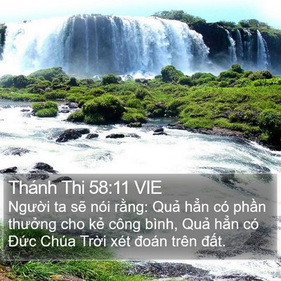 Thánh Thi 58:11 VIE Bible Verse Image